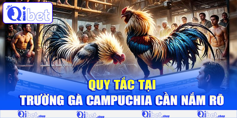 Quy tắc tại trường gà Campuchia cần nắm rõ